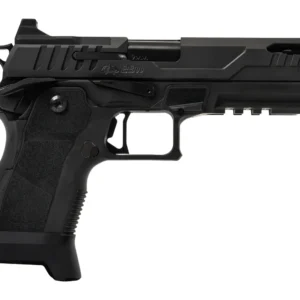 Oa Defense  2311 Pro Full Size 9mm Luger 21+1 5" Black DLC Ported Barrel, Black Steel Optic Ready/Serrated Slide, Black Aluminum Frame w/Picatinny Rail, Black Polymer Grip, Ambidextrous