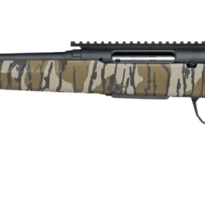 Savage Arms 33320 Axis 2 Pro 308 Win 4+1 20" Black Cerakote Carbon Steel Spiral Fluted Threaded Barrel & Receiver w/Picatinny Rail, Mossy Oak Original Bottomland Fixed w/Pistol Grip Synthetic Stock, L