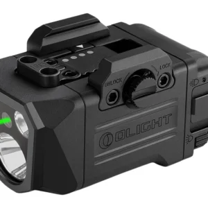 Olightstore Usa Inc PLXGL PLX GL Black Aluminum 1200 Lumens White Green Laser 260 Meters Beam Rail Clamp Mount