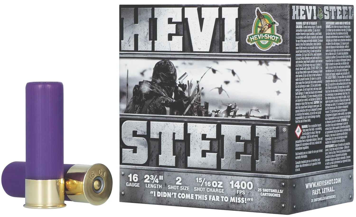 HEVI HS61602 HEVI-STEEL 16G 2.75 2 1-OZ 25/10