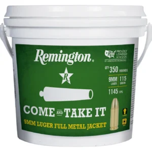 REM R23743      9MM 115G  FMJ 350RD BUCKET   350/4