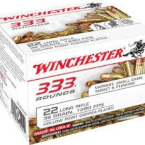 Winchester 22LR 36gr CP HP 333 rounds
