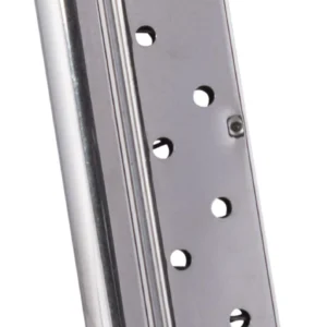 Mec-Gar MGCGOV9LN 1911 Government 9rd 9mm Luger, Nickel Carbon Steel