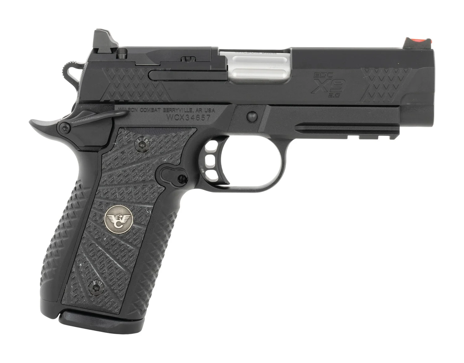 WILSON COMBAT EDC X9 2.0 9MM 4" BK AMBI OR