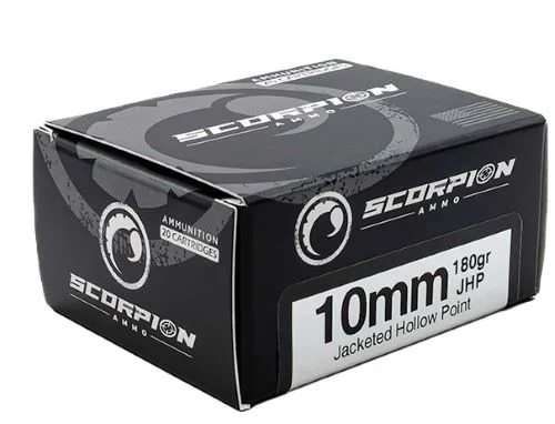 SCORPION 10MM - 180GR JHP 20RD 10BX/CS