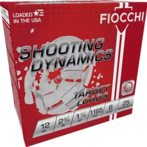 FIOCCHI 12GA 2.75" 1-1/8OZ #8 - 1165FPS 250RD CASE LOT