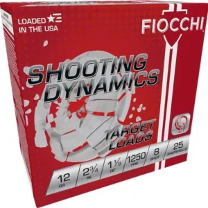 FIOCCHI 12GA 2.75" 1-1/8OZ #8 - 1250FPS 250RD CASE LOT
