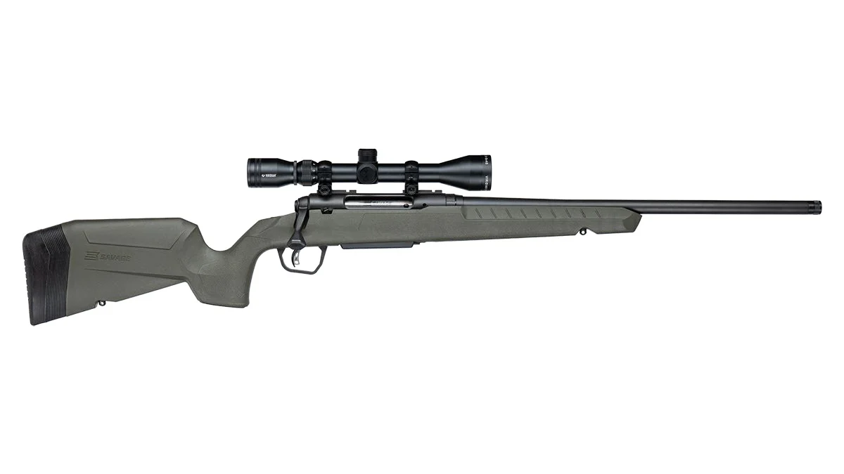 SAVAGE ARMS AXIS 2 XP 243WIN BL/GRN LH TB
