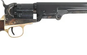 CIMARRON 1851 NAVY OVAL TG - 36 CALIBER 7.5" FS WALNUT