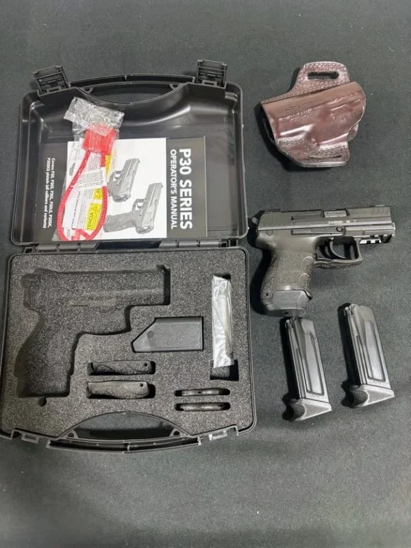 SOLD!!! Used Heckler & Koch P30SK V3 9mm + Leather Holster