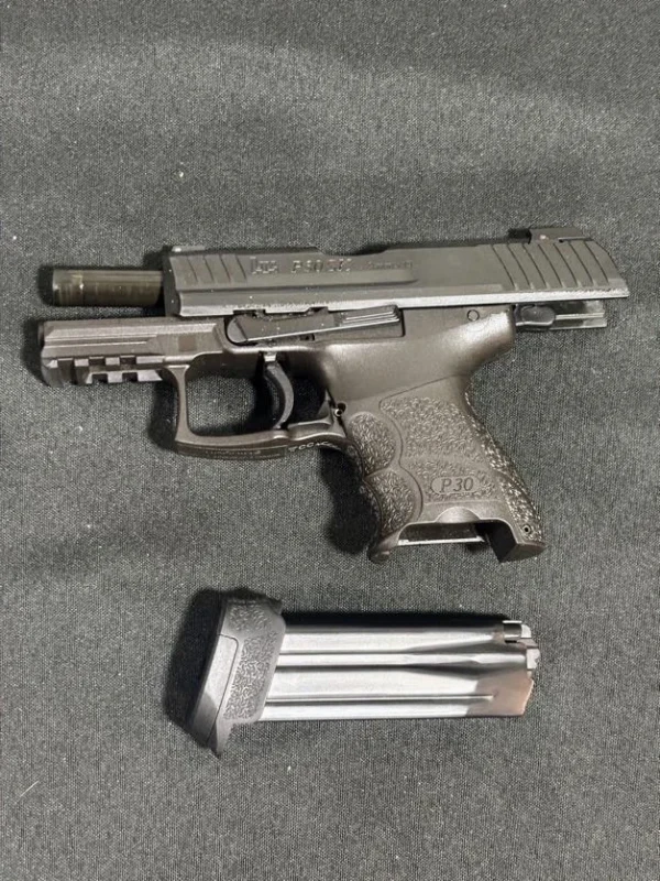 SOLD!!! Used Heckler & Koch P30SK V3 9mm + Leather Holster