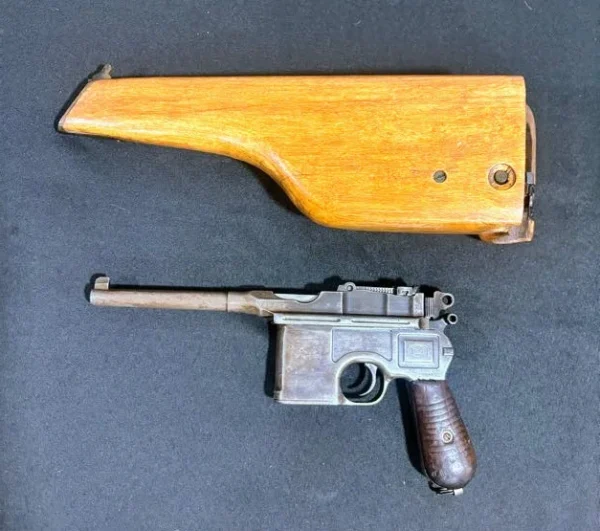 SOLD!!! c1930-1931 Mauser C96 Broom Handle Pistol – 30 Mauser