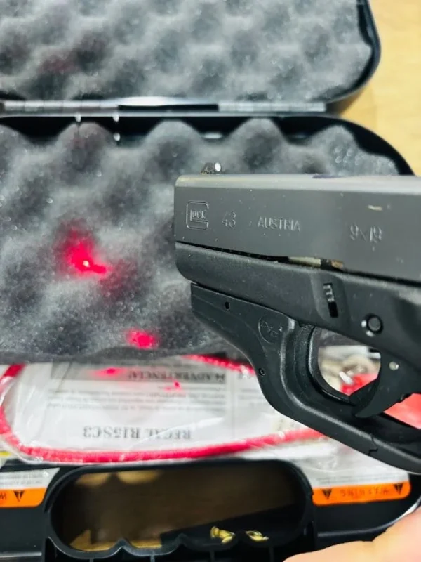 SOLD!!! EDC Package: Glock 43 9mm w/ Crimson Trace Laser