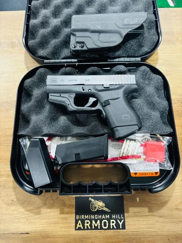 SOLD!!! EDC Package: Glock 43 9mm w/ Crimson Trace Laser