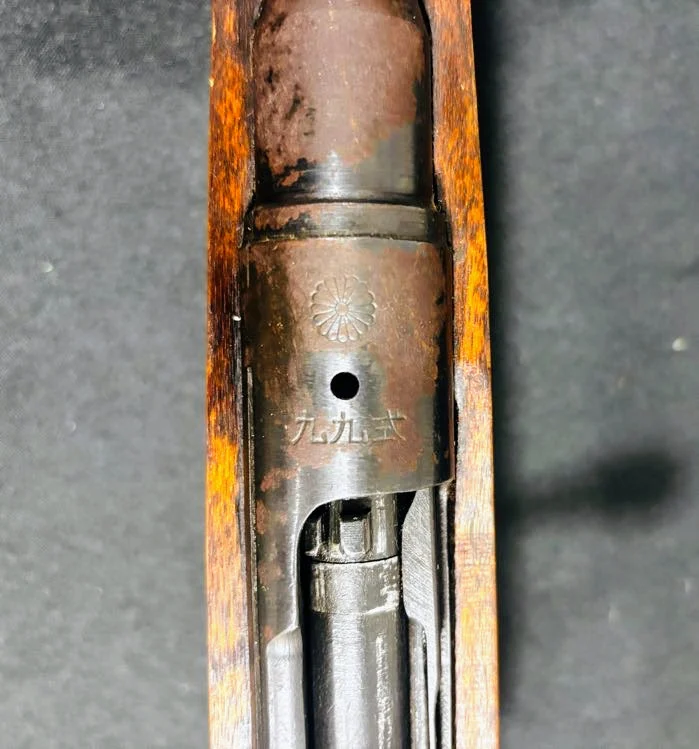 WWII Collectible: Arisaka Type 99 (Kokura Series 24) – 7.7x58mm (99% Mum) w/ Two Matching Kokura Bayonets