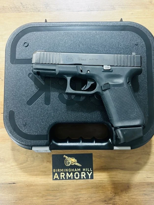 SOLD!!! Glock 19 Gen 5 – 9mm w/ Ameriglo Hackathorn Sights