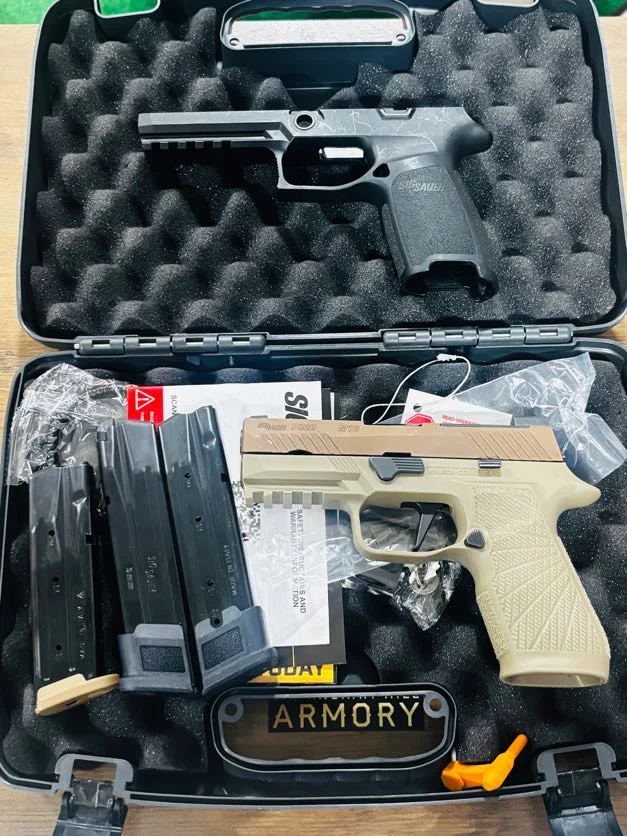 SOLD!!! Upgraded Sig Sauer P320-M18 w/ Wilson Combat Grip – 9mm