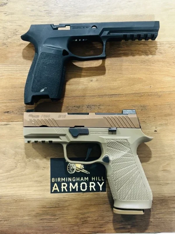 SOLD!!! Upgraded Sig Sauer P320-M18 w/ Wilson Combat Grip – 9mm