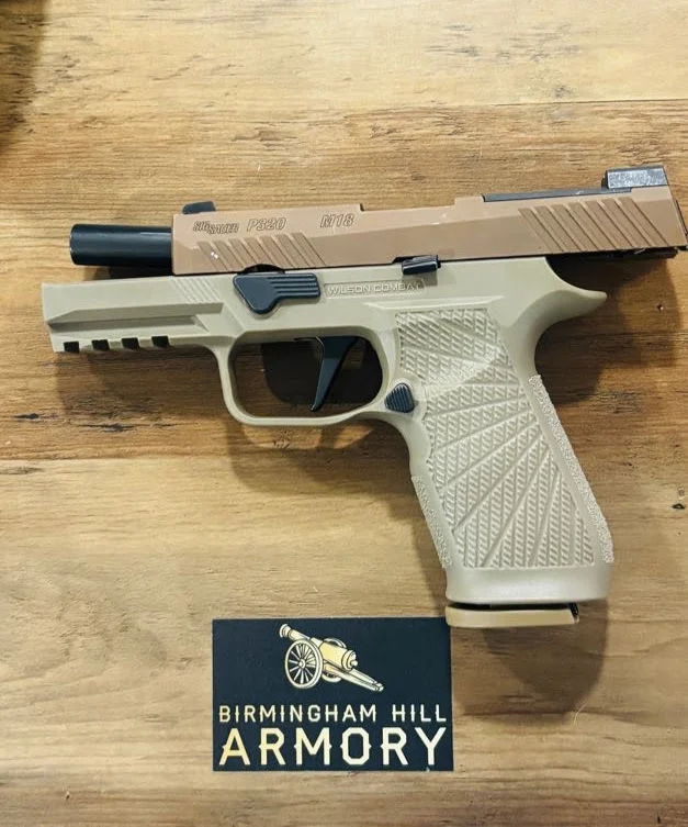 SOLD!!! Upgraded Sig Sauer P320-M18 w/ Wilson Combat Grip – 9mm
