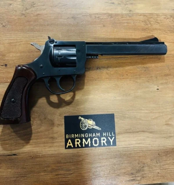 SOLD!!! Vintage 9-Shot Target Plinker: H&R Model 939 “Ultra Sidekick” – .22 LR w/ Leather Holster
