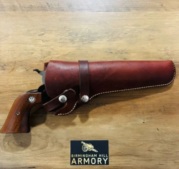 SOLD!!! Ruger New Model Blackhawk – .44 Magnum w/ Leather Holster