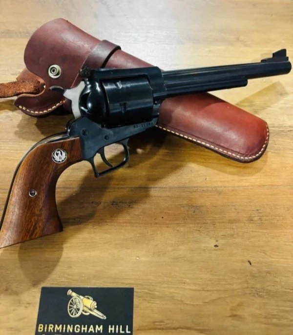 SOLD!!! Ruger New Model Blackhawk – .44 Magnum w/ Leather Holster