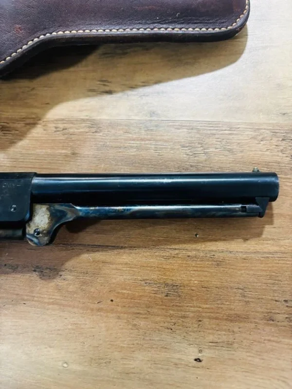 SOLD!!! Black Powder Classic: Navy Arms .44 Caliber Percussion Revolver w/ Leather Holster
