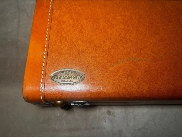 Rare 1958 Belgian Browning Superposed Grade V (Diana) 20 Gauge | Felix Funken Engraved | Original Tolex Case & Papers