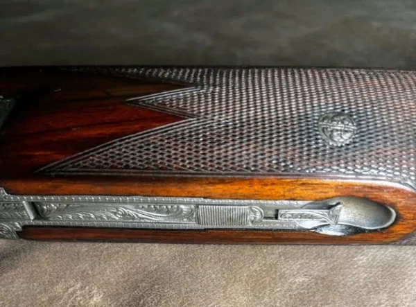 Rare 1958 Belgian Browning Superposed Grade V (Diana) 20 Gauge | Felix Funken Engraved | Original Tolex Case & Papers