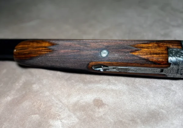 Rare 1958 Belgian Browning Superposed Grade V (Diana) 20 Gauge | Felix Funken Engraved | Original Tolex Case & Papers