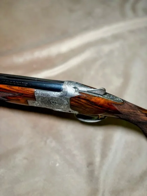 Rare 1958 Belgian Browning Superposed Grade V (Diana) 20 Gauge | Felix Funken Engraved | Original Tolex Case & Papers