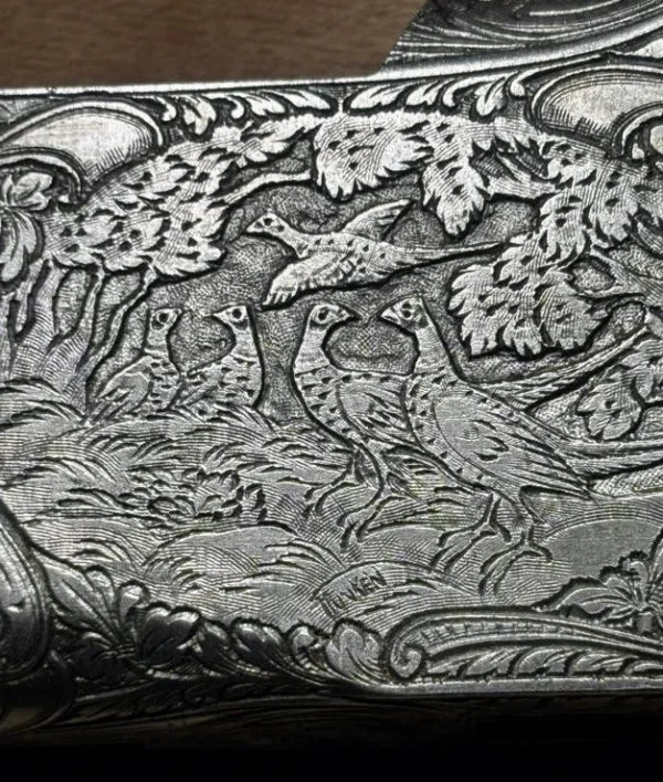Rare 1958 Belgian Browning Superposed Grade V (Diana) 20 Gauge | Felix Funken Engraved | Original Tolex Case & Papers