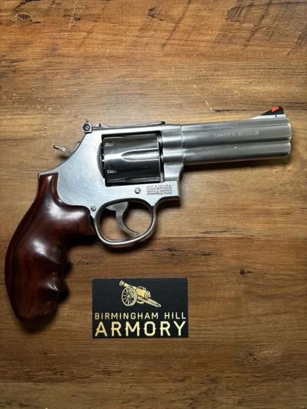 SOLD!!! S&W Model 686-6 4″ .357 Mag | Complete Range Day Package | Wood & Synthetic Grips | Holsters & Speedloaders
