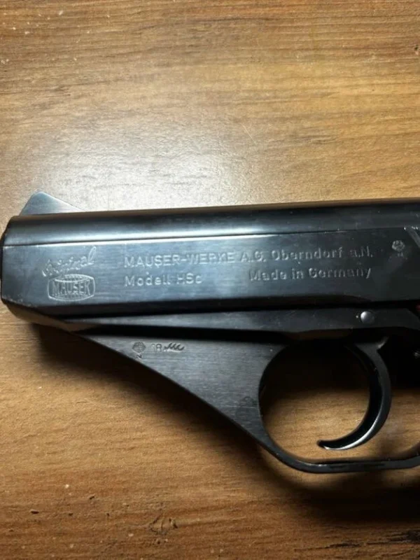 Commercial 1968 Mauser HSc .32 ACP | Custom German Gunsmith Target Sights | Matching Numbers
