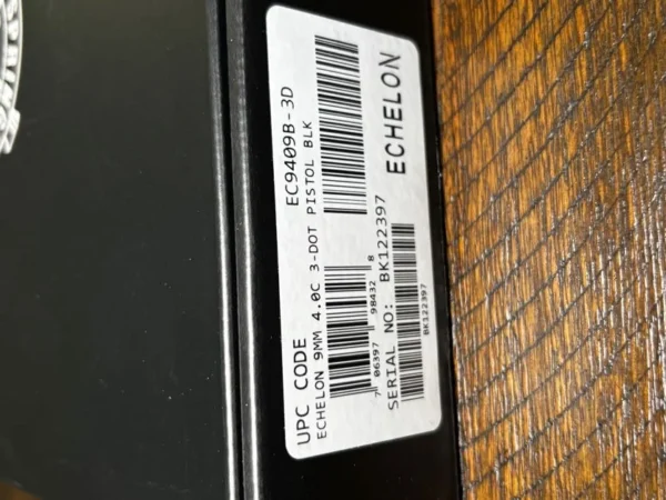 Factory New Springfield Armory Echelon 4.0C 9mm Package | Osight SE Green Dot | Tenicor Holster | Apex & Powder River Upgrades