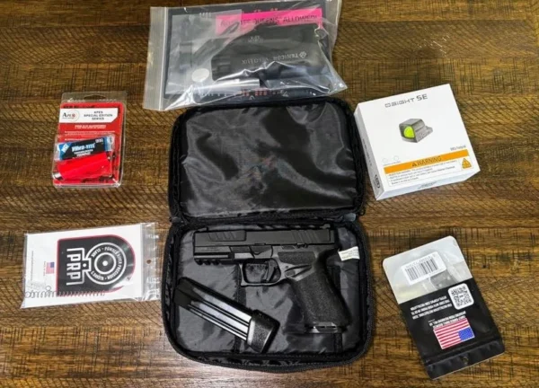 Factory New Springfield Armory Echelon 4.0C 9mm Package | Osight SE Green Dot | Tenicor Holster | Apex & Powder River Upgrades