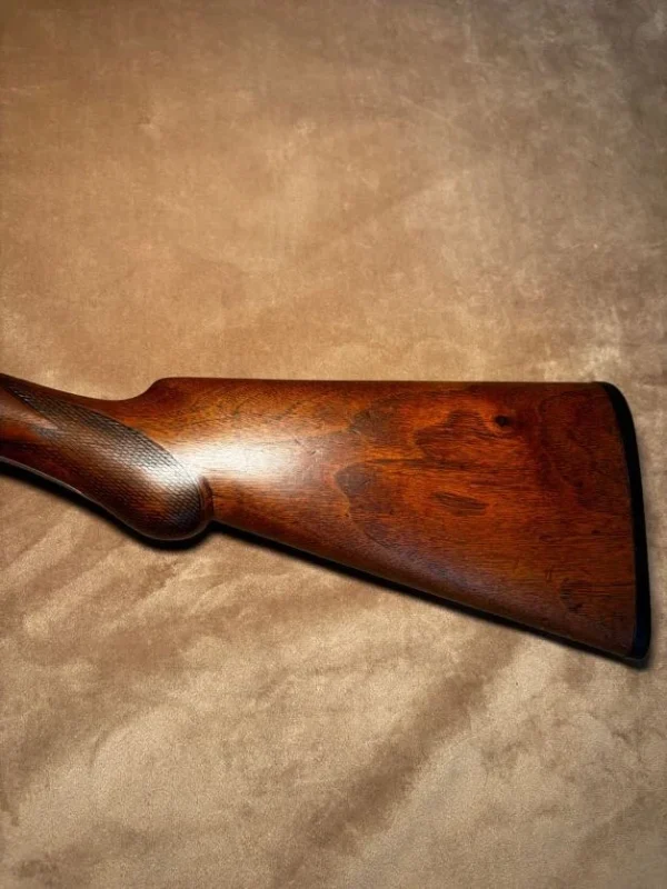 Vintage Batavia Leader 12 Ga Side-by-Side Shotgun | Damascus Steel Barrels