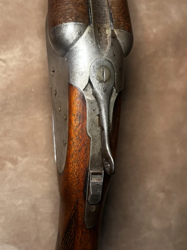 Vintage Batavia Leader 12 Ga Side-by-Side Shotgun | Damascus Steel Barrels