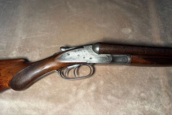 Vintage Batavia Leader 12 Ga Side-by-Side Shotgun | Damascus Steel Barrels