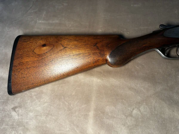 Vintage Batavia Leader 12 Ga Side-by-Side Shotgun | Damascus Steel Barrels