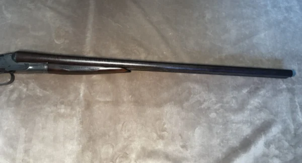 Vintage Batavia Leader 12 Ga Side-by-Side Shotgun | Damascus Steel Barrels