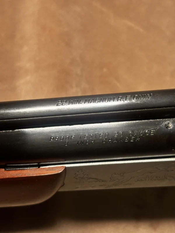 SOLD!!! Savage Model 24 Combination Gun | .22 WMR (Magnum) Over 20 Gauge | Break-Action O/U | Single Trigger w/ Hammer Selector
