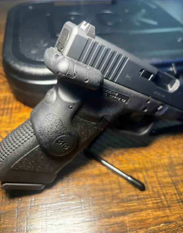 Glock 17 Gen 4 9mm | Crimson Trace LaserGrip | Blackhawk OWB Holster | Factory Box & Papers | Two 17-RD Mags