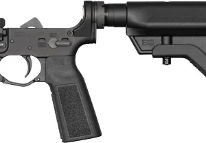 NLA COMPLETE AR15 LOWER FORGED - B5 BRAVO STOCK BLACK