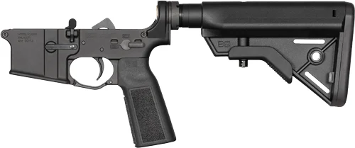 NLA COMPLETE AR15 LOWER FORGED - B5 BRAVO STOCK BLACK