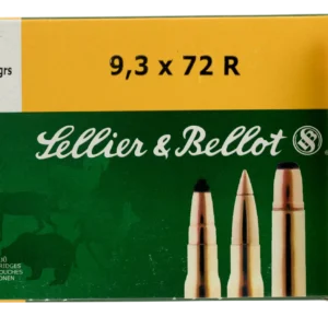 Sellier & Bellot 9.3x72R Ammunition SB9372RA 193 Grain Soft Point 20 Rounds