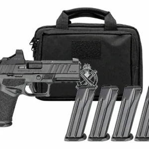Springfield Gear Pac Echelon Alpha 4.0C Compact Handgun 9mm Luger 15rd Magazine(4) 4" Barrel U-DOT Sights Green Dot and Bag