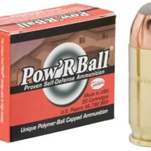 Glaser Pow'RBall Handgun Ammunition .380 ACP 70gr JHP 1150 fps 20/ct