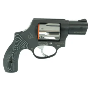 Taurus 856 Concealed Hammer Handgun .38 Spl 6rd Capacity 2" Barrel Matte Black Finish/Stainless Cylinder Grey VZ Grips