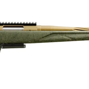 RUGER AMERICAN G2 PRED RFL 6MM CM 22" T.B. SPIRAL BBL, GRN SPLTR,BRNT BRNZ 3RD